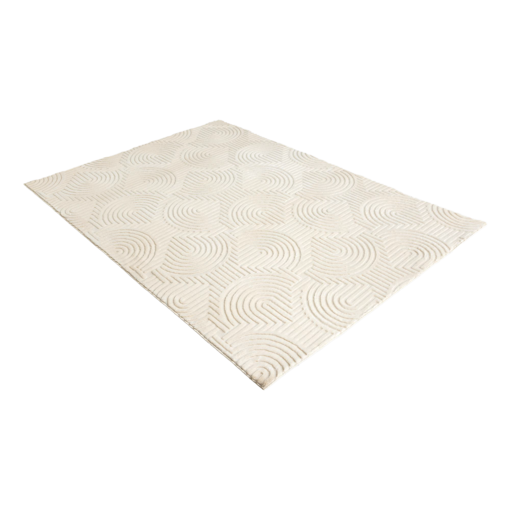 Outdoorteppich 'Balance Flow 225' creme 80 x 150 cm