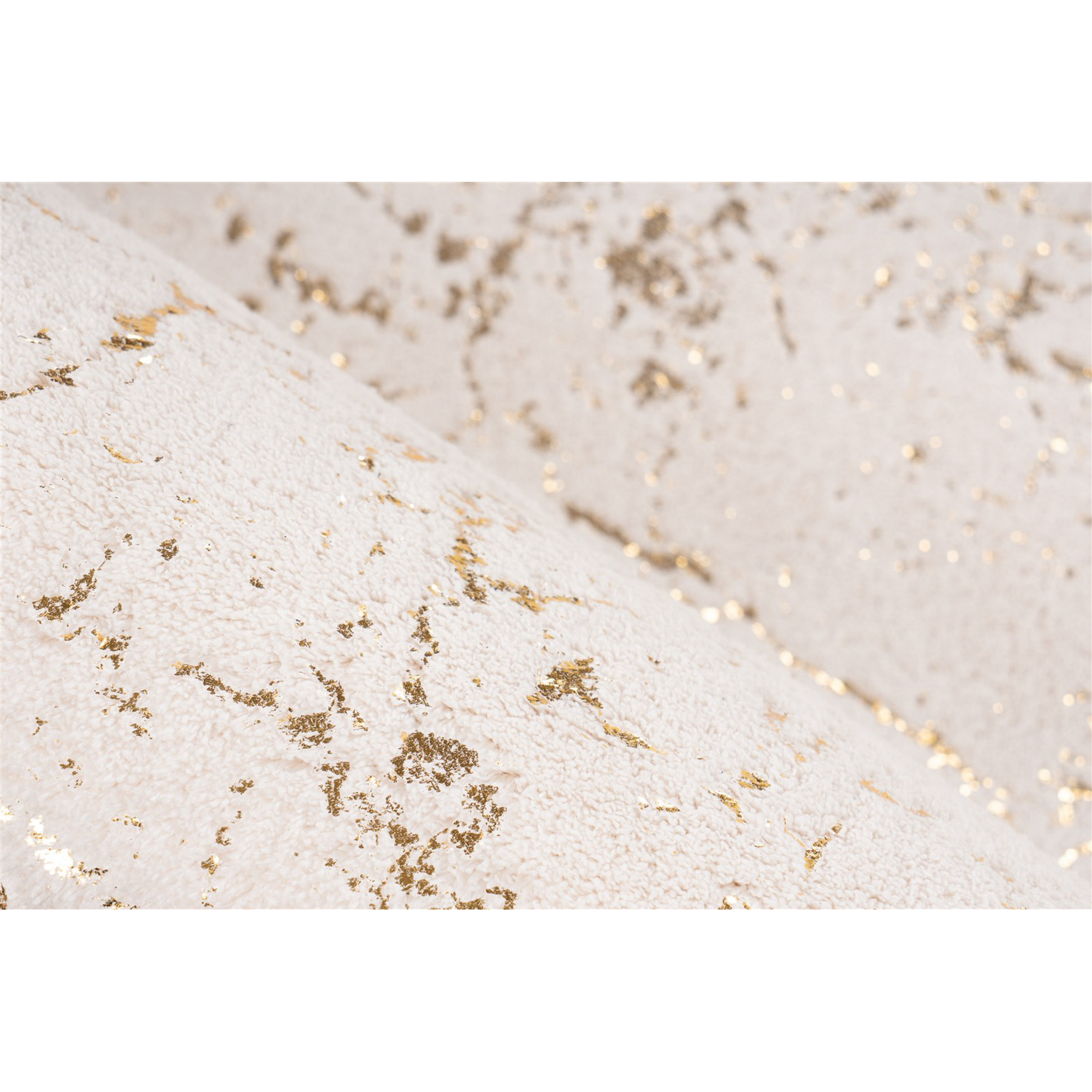 Teppich 'Bijou 225' creme/goldfarben 80 x 150 cm