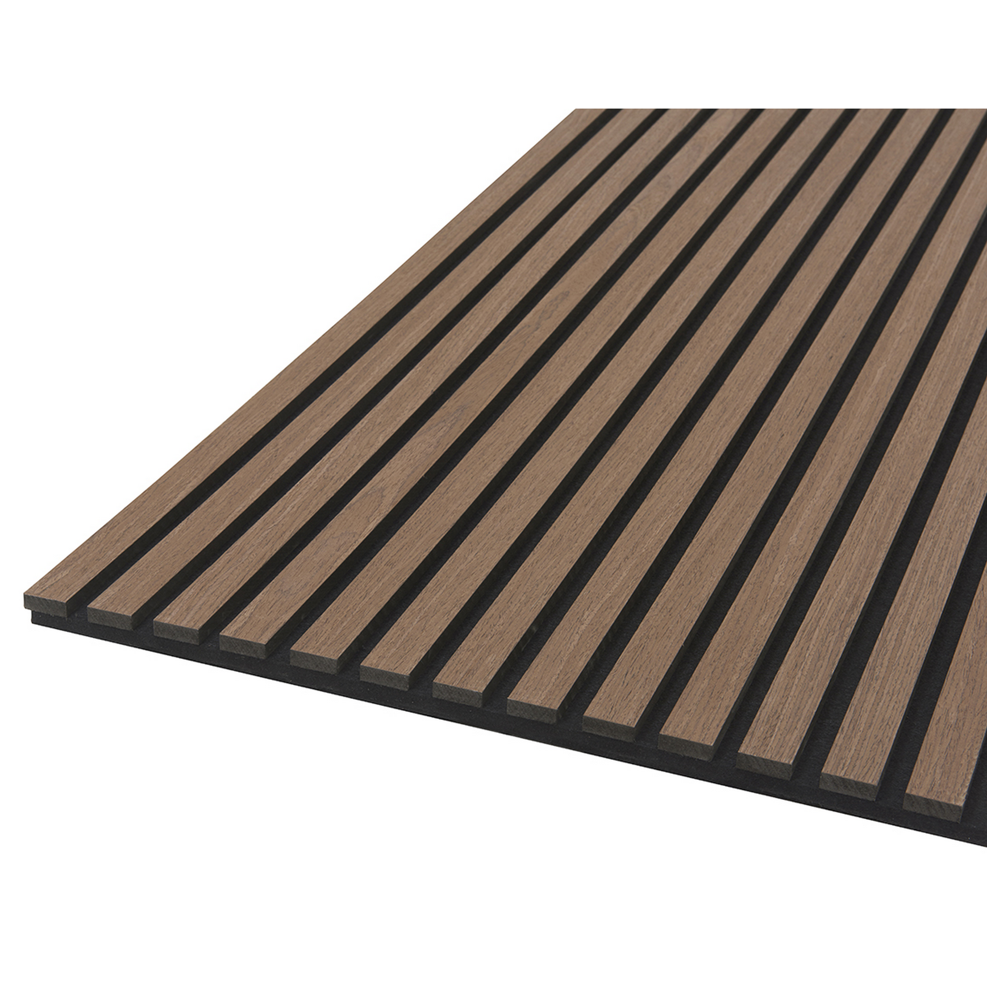Akustikpanel MDF walnussfarben 52 x 244 x 1,8 cm