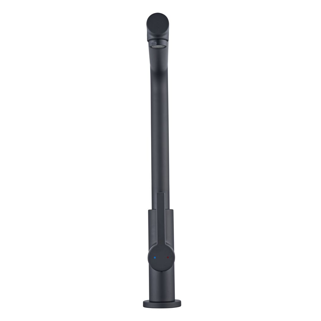 Spültischarmatur 'Denpasar' mattschwarz 24,5 cm