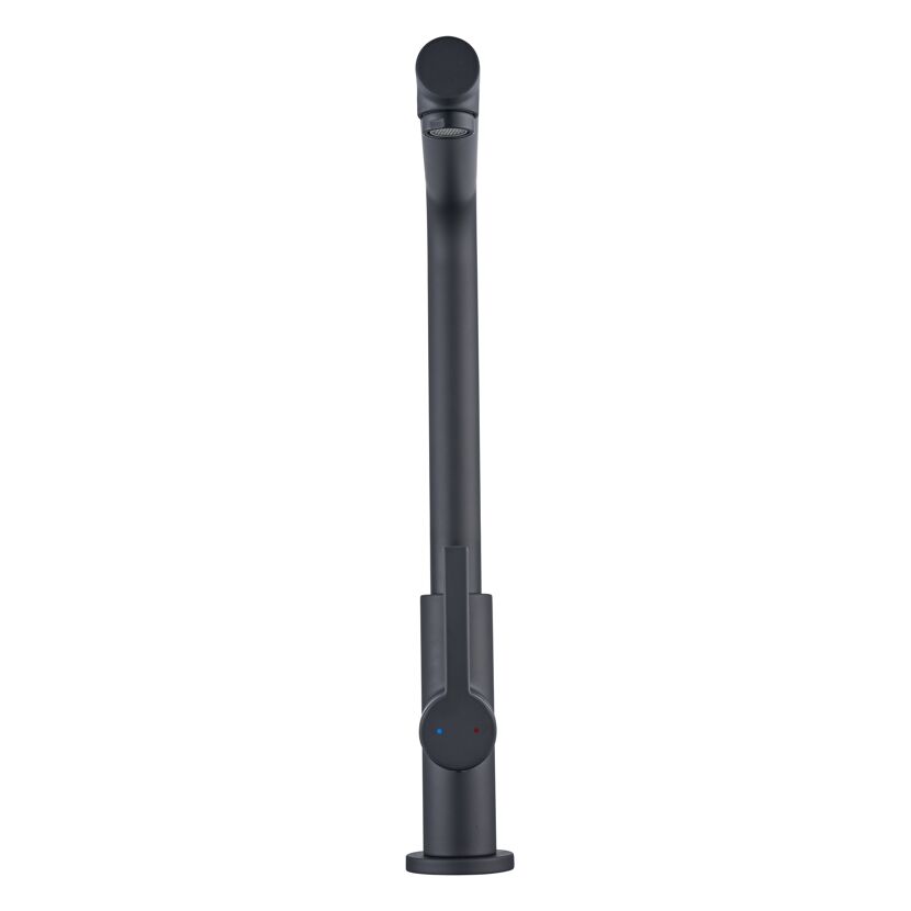 Spültischarmatur 'Denpasar' mattschwarz 24,5 cm