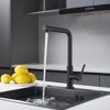 Spültischarmatur 'Denpasar' mattschwarz 24,5 cm