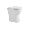 Stand-WC-Set erhöht spülrandlos 'Cozy' inklusive WC-Sitz weiß