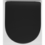 WC-Sitz 'Nakia' mattschwarz mit Absenkautomatik