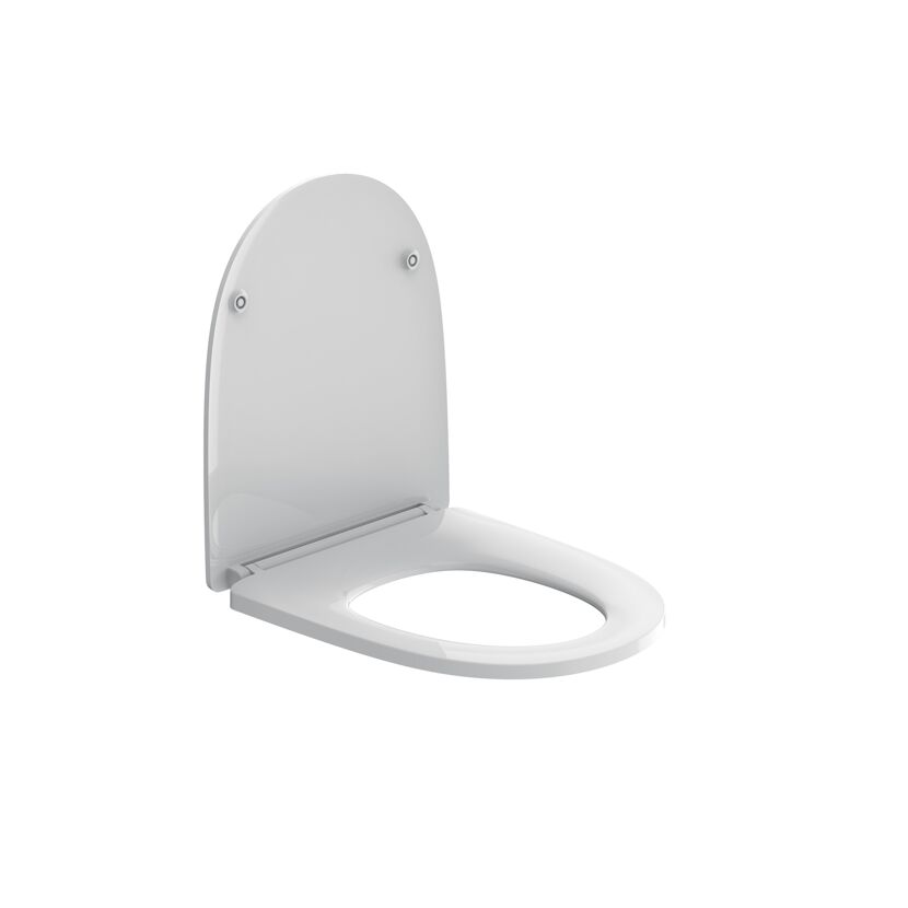 WC-Sitz 'Paros/Geta' weiß mit Absenkautomatik