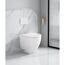Wand-WC-Set 'Adonis 2.0' spülrandlos inklusive WC-Sitz weiß