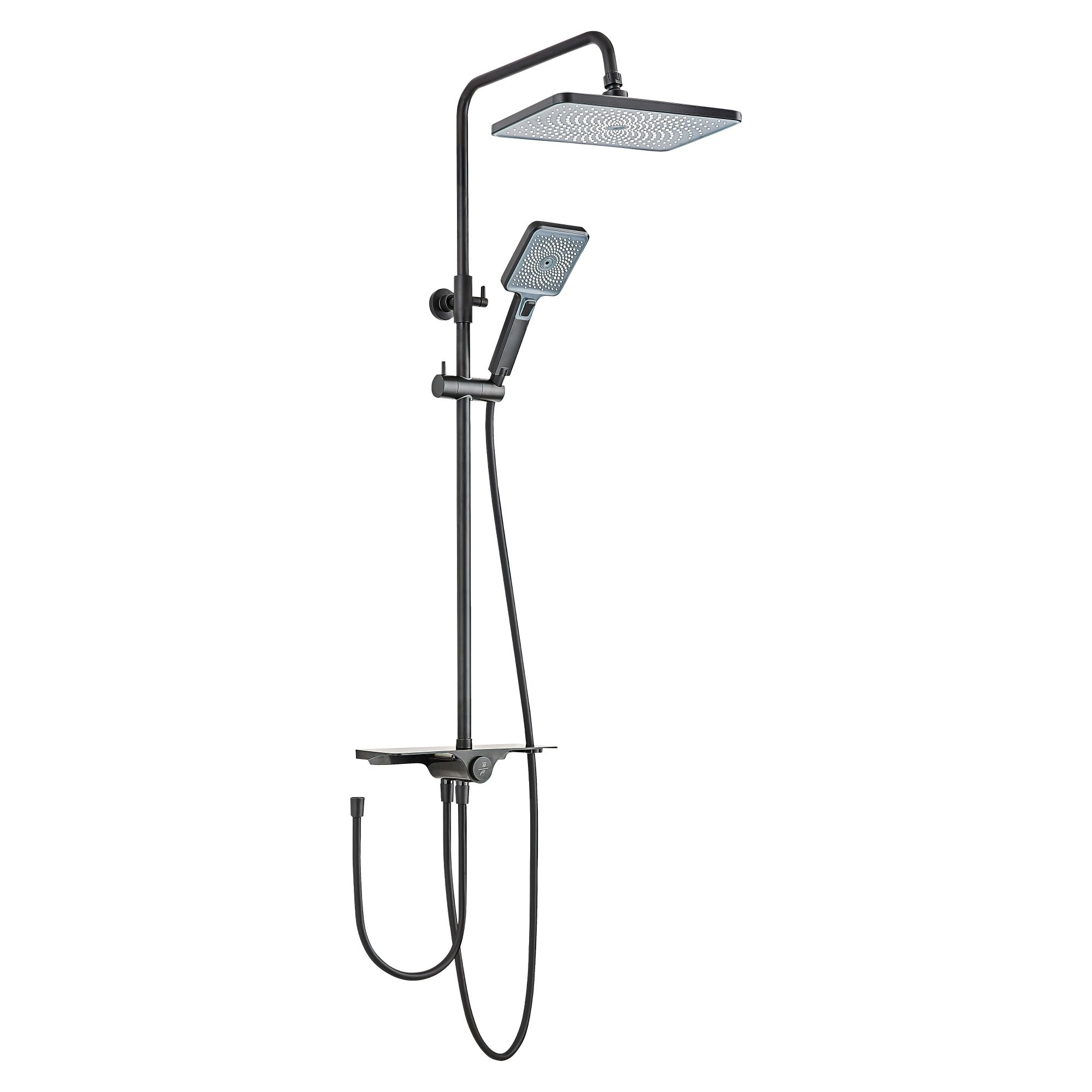 Duschsystem 'Verina' mattschwarz