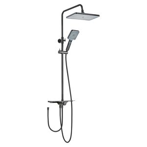 Duschsystem 'Verina' mattschwarz