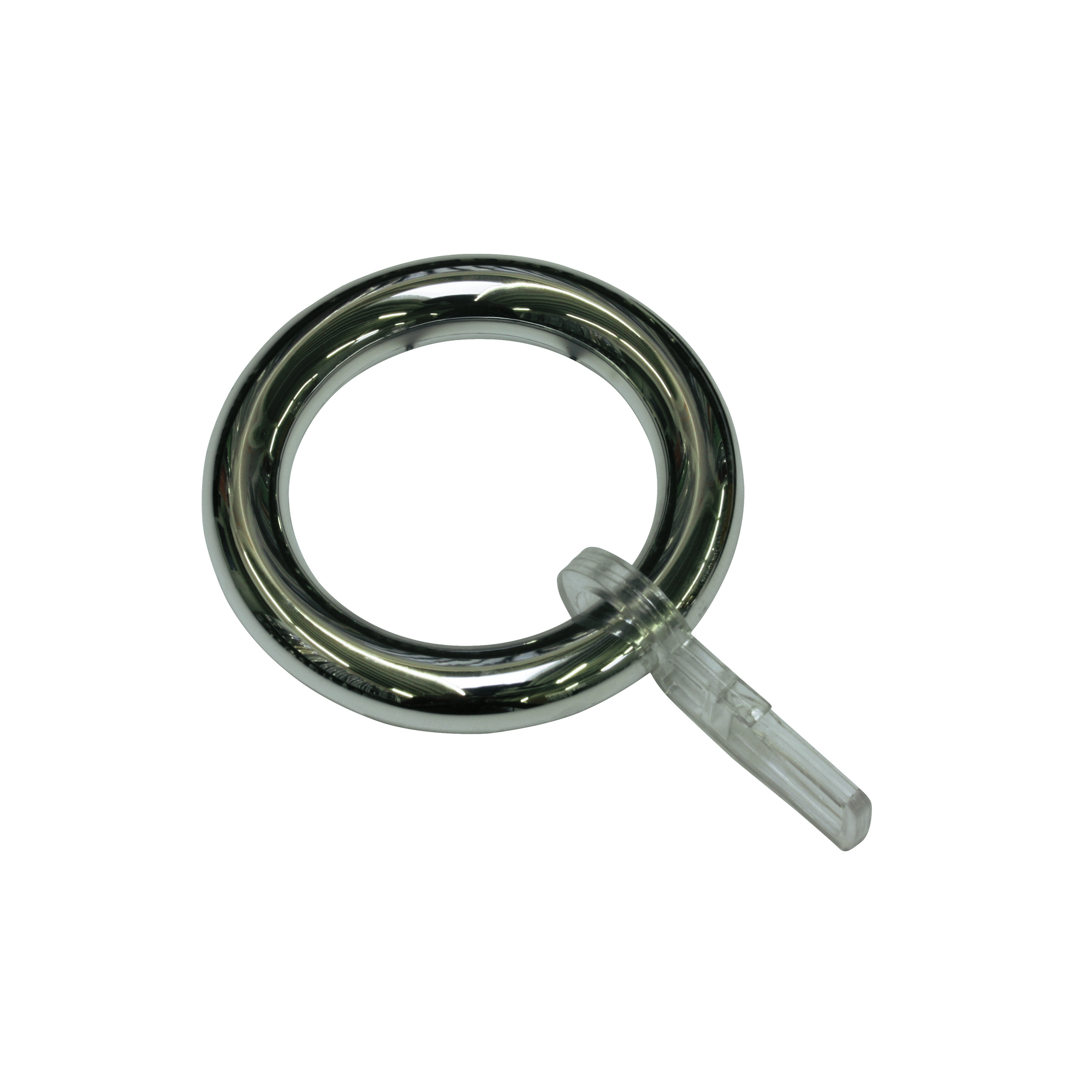 Gardinenringe mit Haken chromfarben 10 Stück