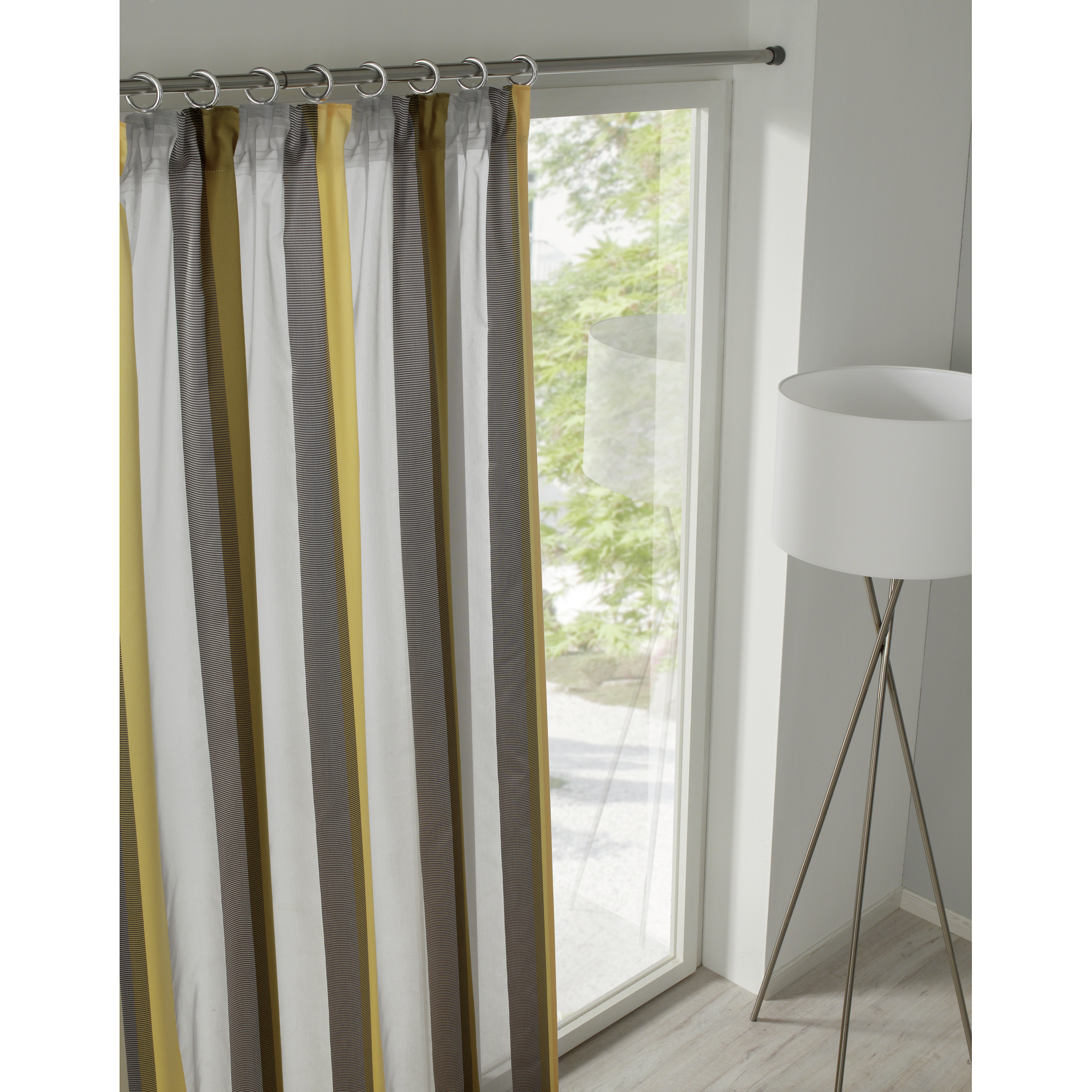 Gardinenringe mit Haken chromfarben 10 Stück