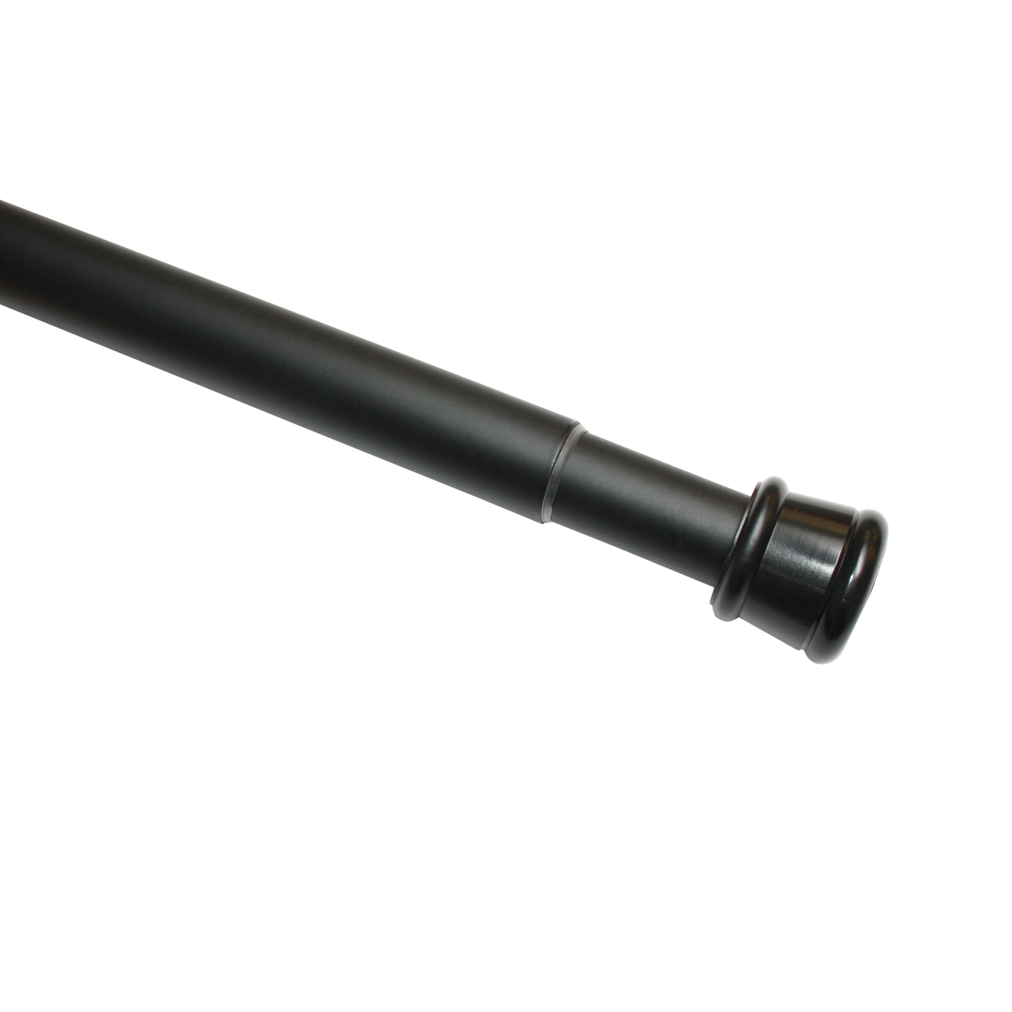 Spannstange ausziehbar Ø 23/26 mm schwarz 130 – 220 cm