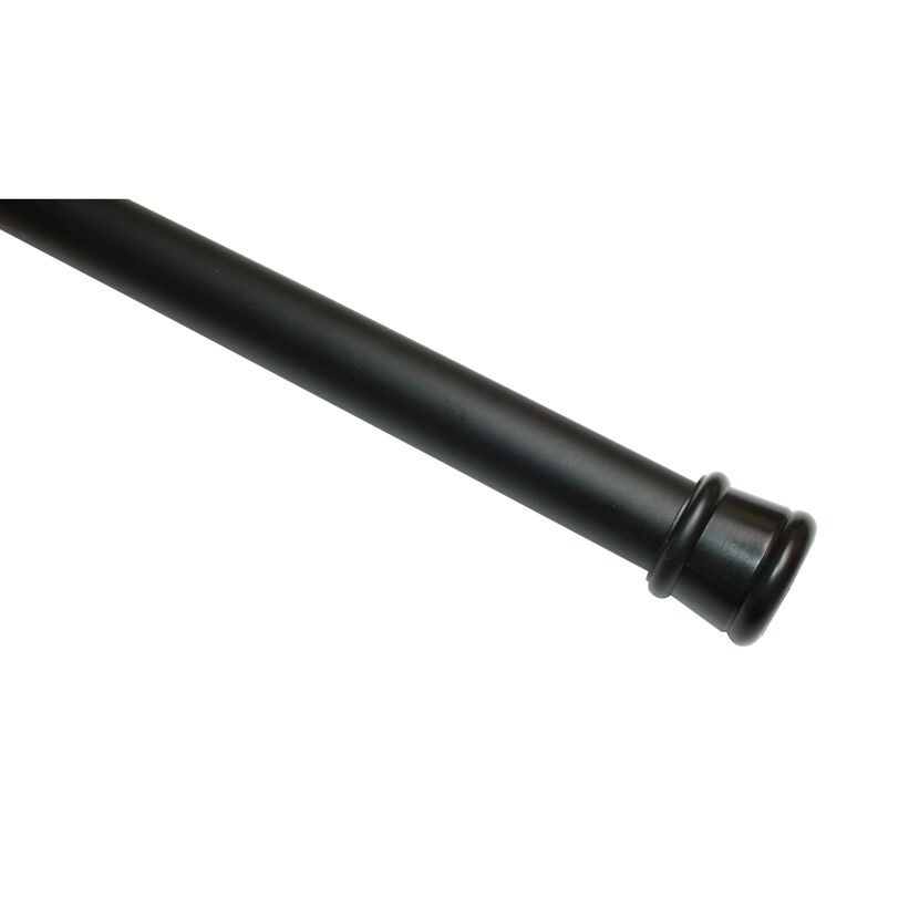 Spannstange ausziehbar Ø 23/26 mm schwarz 90 – 140 cm