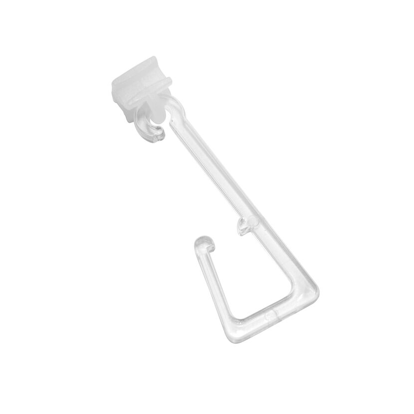Haken für Stoffösen transparent 10 Stück