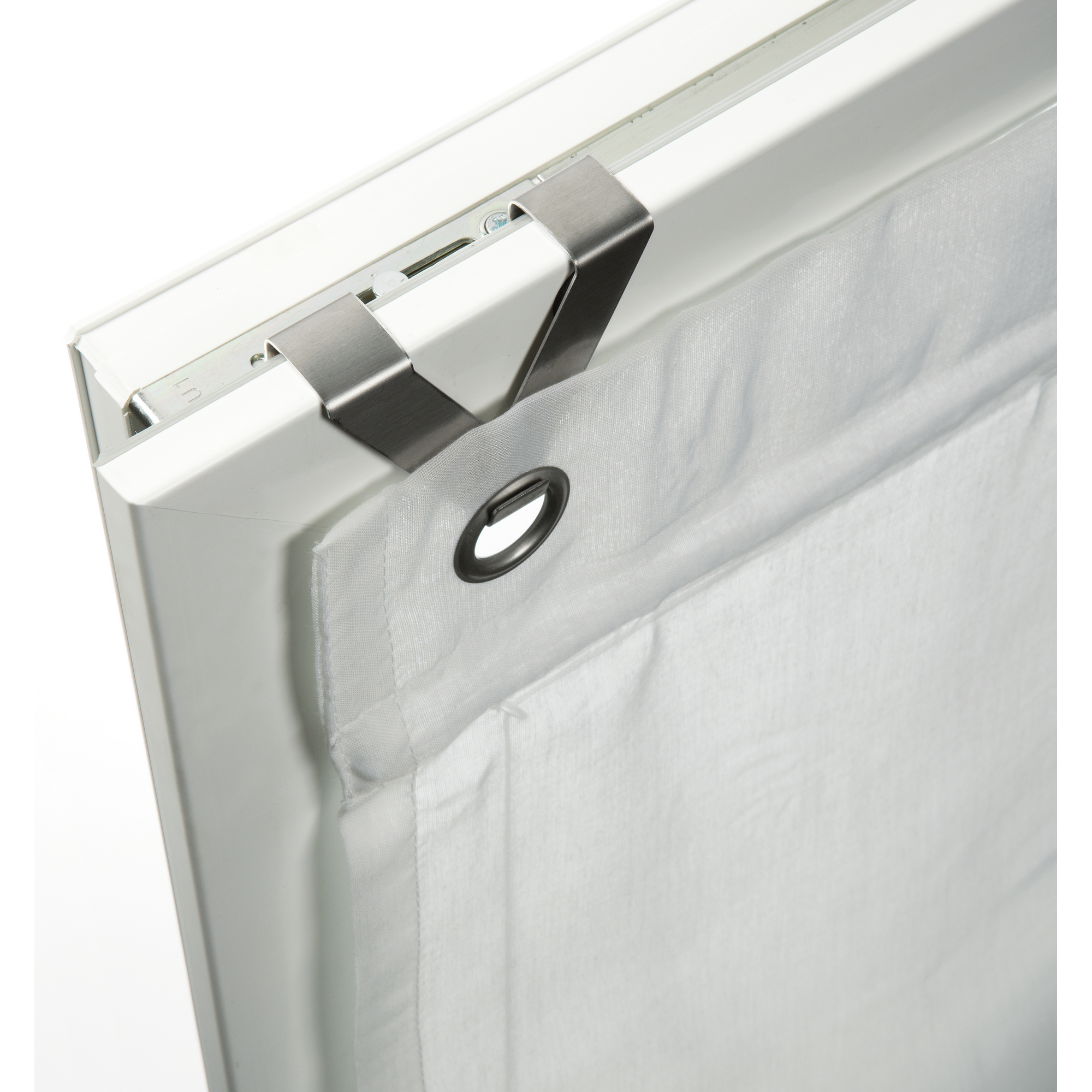 Dekohaken in V-Form edelstahlfarben 2 Stück