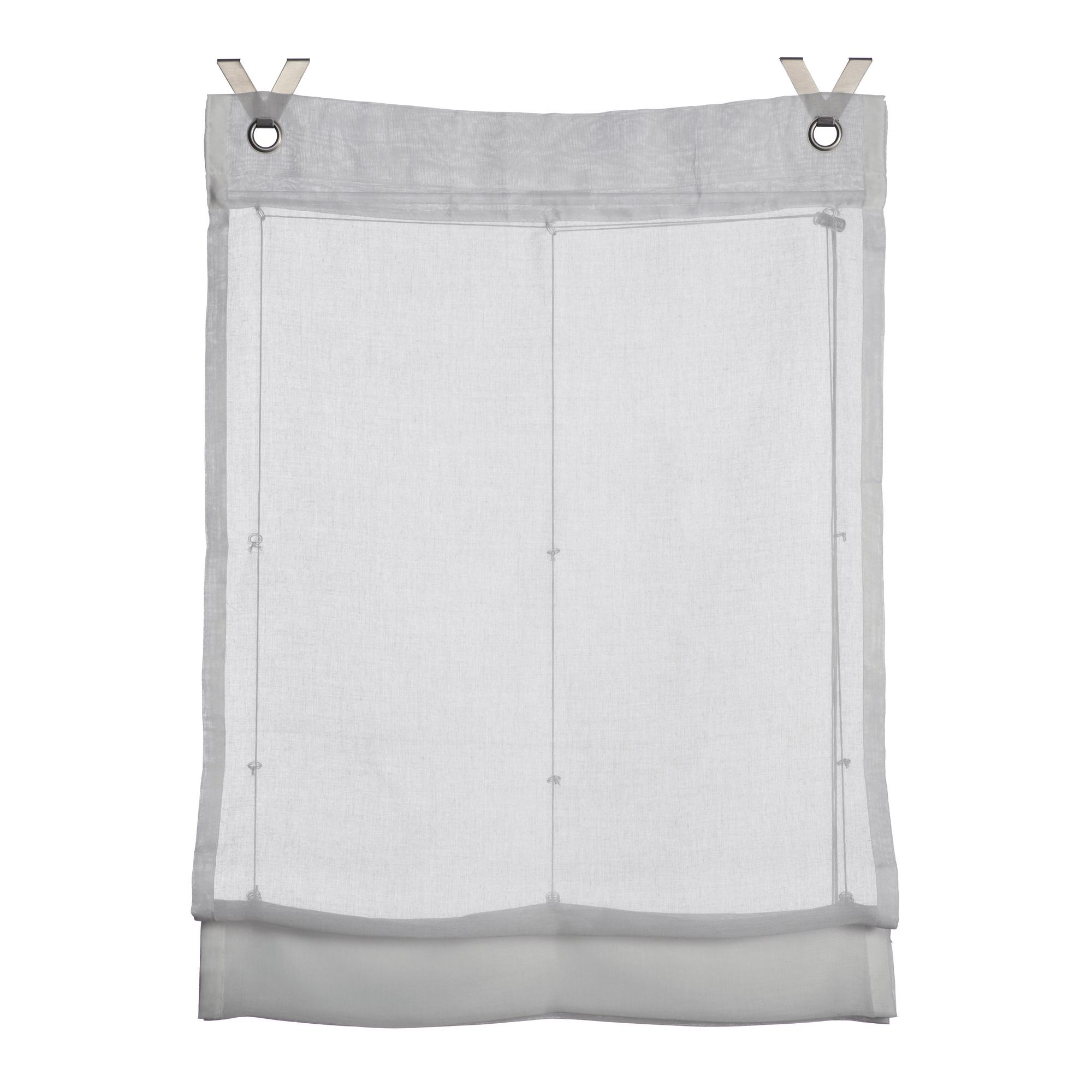 Dekohaken in V-Form edelstahlfarben 2 Stück