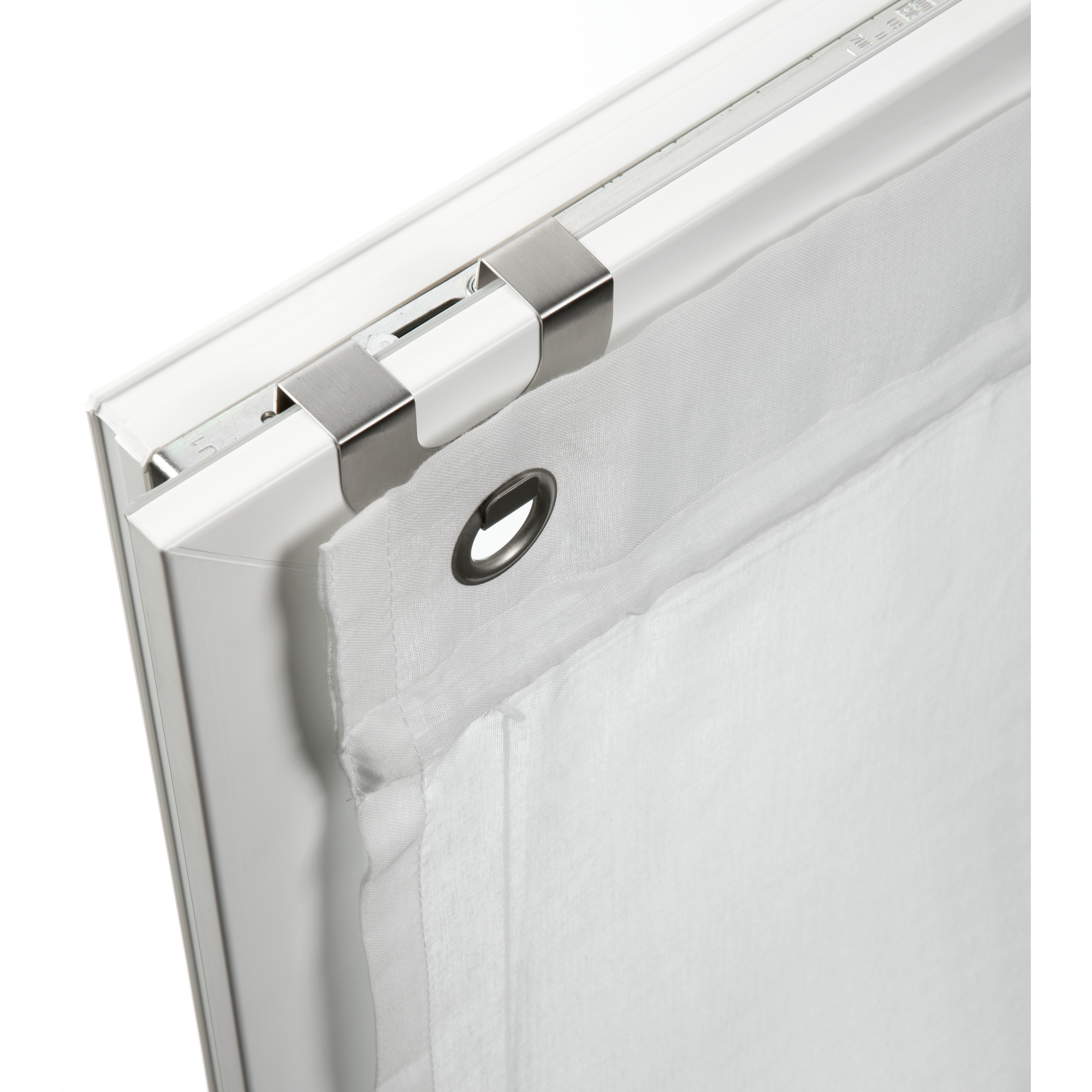 Dekohaken in U-Form edelstahlfarben 2 Stück