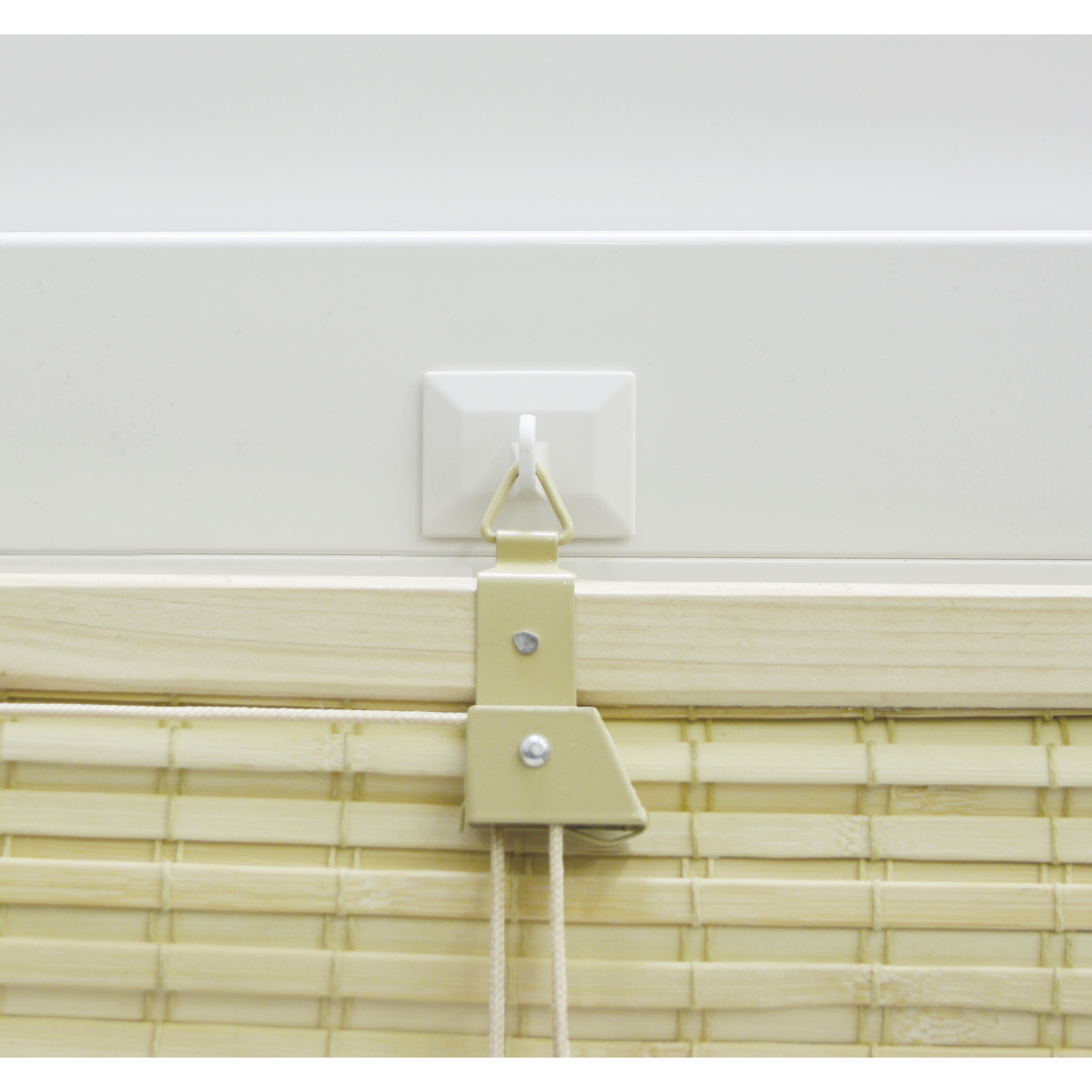 Klebehaken weiß 2 Stück