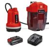 Akku-Klarwasserpumpe 'GE-PP 18 RB Li' 3000 l/h mit Akku und Ladegerät