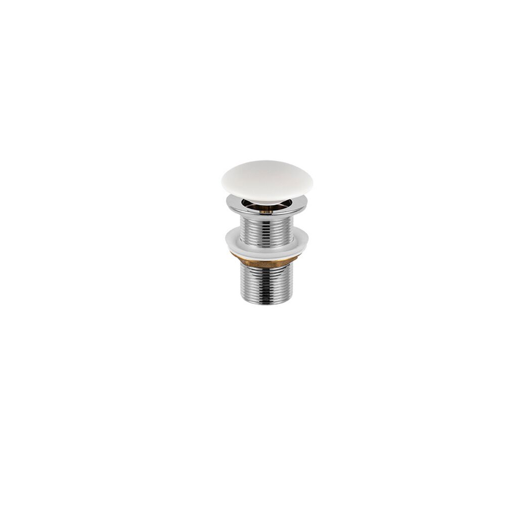 Ablaufventil 1 1/4" matt weiß