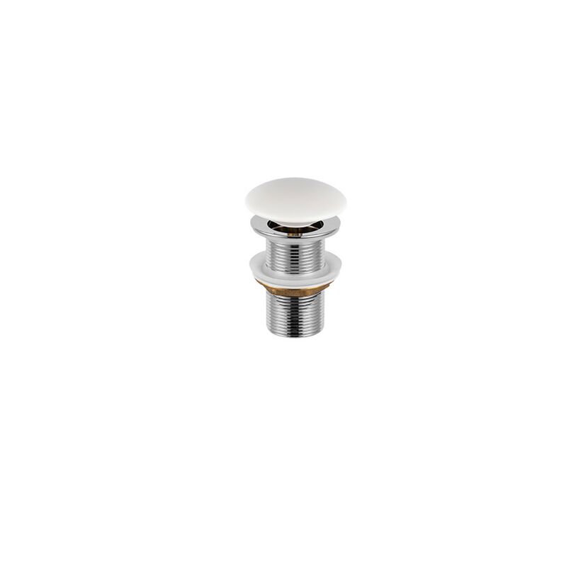 Ablaufventil 1 1/4" matt weiß