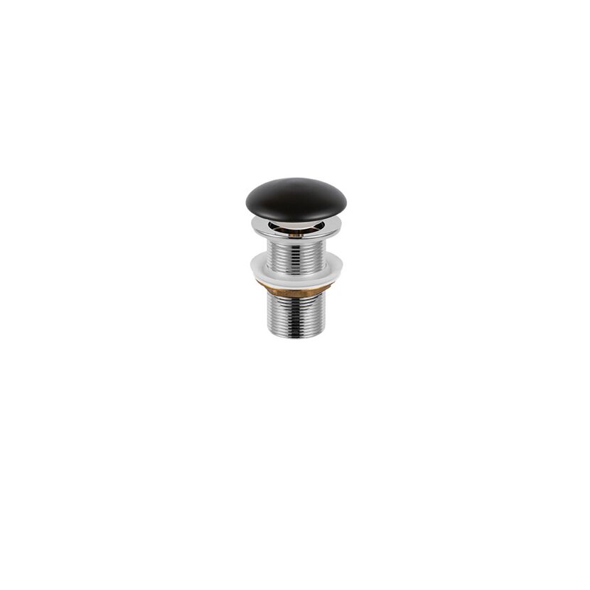 Ablaufventil 1 1/4" matt schwarz