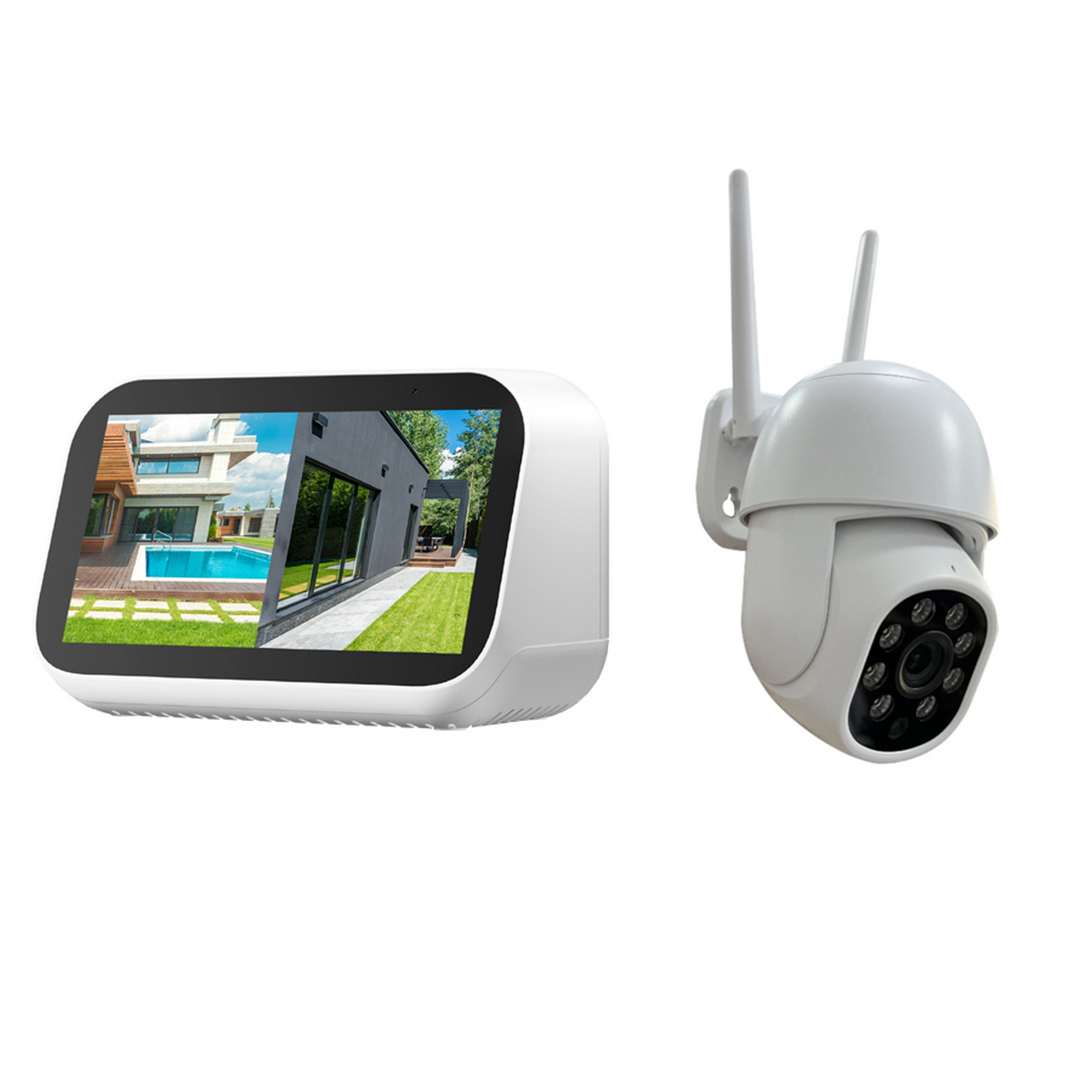 Überwachungskamera-Set 'TX-389' mit Touchscreen