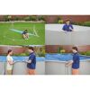 Stahlwandpool Komplett-Set 'Hydrium™' mit Sandfilteranlage oval granitgrau 500 x 366 x 122 cm