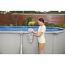 Stahlwandpool Komplett-Set 'Hydrium™' mit Sandfilteranlage oval granitgrau 500 x 366 x 122 cm
