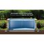 Massivholzpool-Set 'Bambu 2' oval 535 × 335 × 136 cm