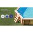 Massivholzpool-Set 'Bambu 2' oval 535 × 335 × 136 cm