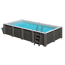 Composite Pool-Set 'Avantgarde Nova' rechteckig grau 595 × 315 × 126 cm, Smart Plug Modul