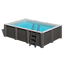 Composite Pool-Set 'Avantgarde Nova' rechteckig grau 455 × 315 × 126 cm, Smart Plug Modul