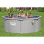 Stahlwandpool Komplett-Set 'Hydrium™' mit Sandfilteranlage rund granitgrau Ø 305 x 122 cm