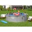 Stahlwandpool Komplett-Set 'Hydrium™' mit Sandfilteranlage rund granitgrau Ø 457 x 122 cm