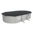 Stahlwandpool Komplett-Set 'Hydrium™' mit Sandfilteranlage oval granitgrau 610 x 366 x 122 cm