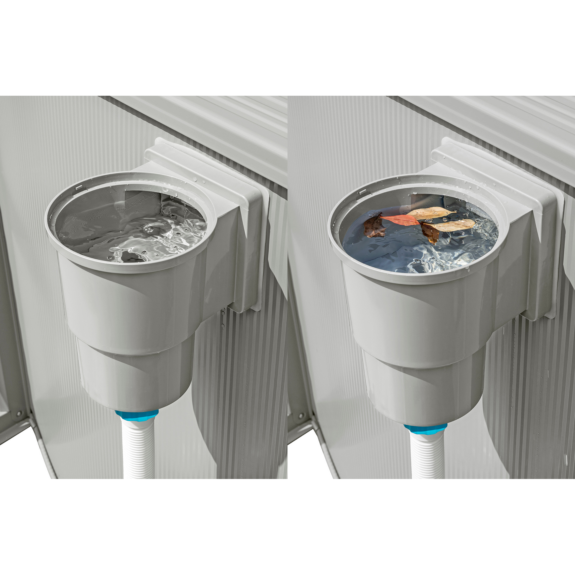 Stahlwandpool Komplett-Set 'Hydrium™' mit Sandfilteranlage oval granitgrau 610 x 366 x 122 cm