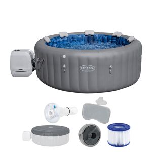 Energiespar-Whirlpool 'LAY-Z-SPA® Santorini HydroJet Pro™' mit App-Steuerung für 7 Personen Ø 216 x 80 cm