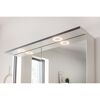 LED-Spiegelschrank 'Flair' weiß/schwarz 100 x 69,6 x 26,5 cm
