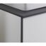 Waschtischplatte mit Unterschrank 'Flair' schwarz/weiß 100,6 x 48,7 x 47,5 cm