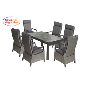 Gartenmöbelset 'Sydney' für 6 Personen Aluminium