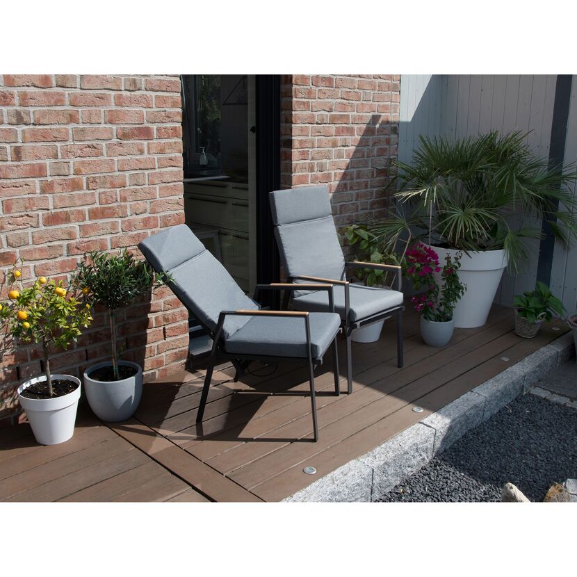 Gartenmöbelset 'Newport' für 6 Personen Aluminium