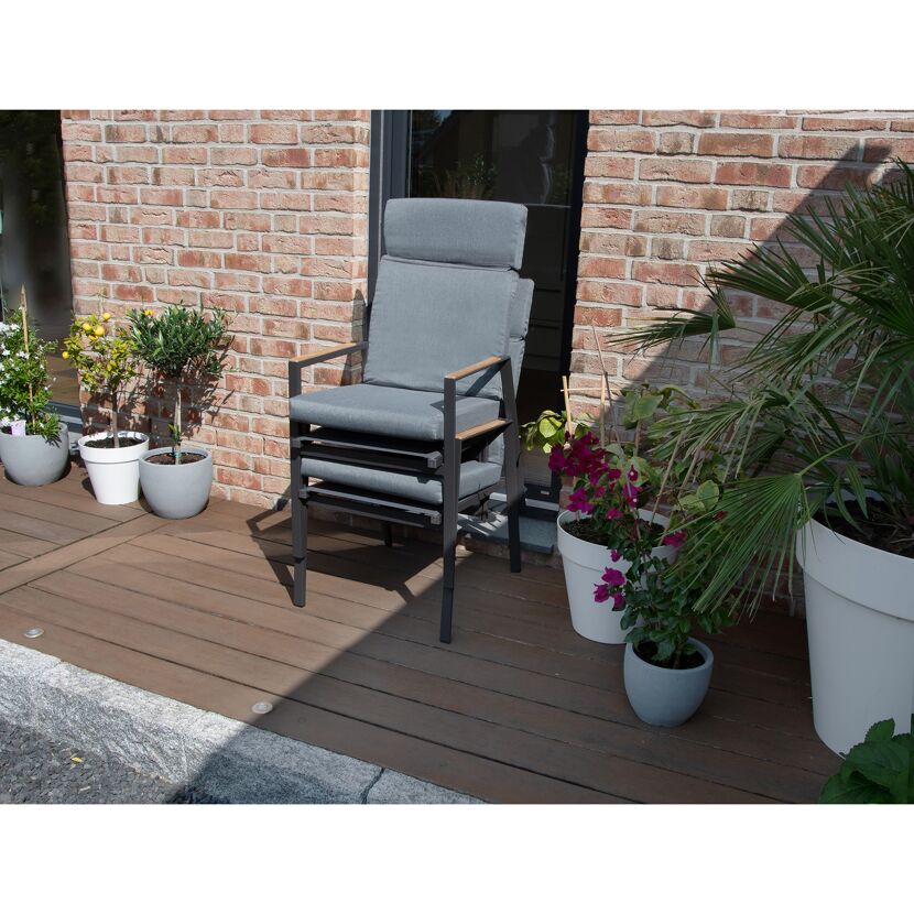 Gartenmöbelset 'Newport' für 6 Personen Aluminium