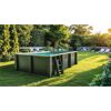 Composite Pool-Set 'Avantgarde Nova' rechteckig grau 315 × 175 × 96 cm, Smart Plug Modul
