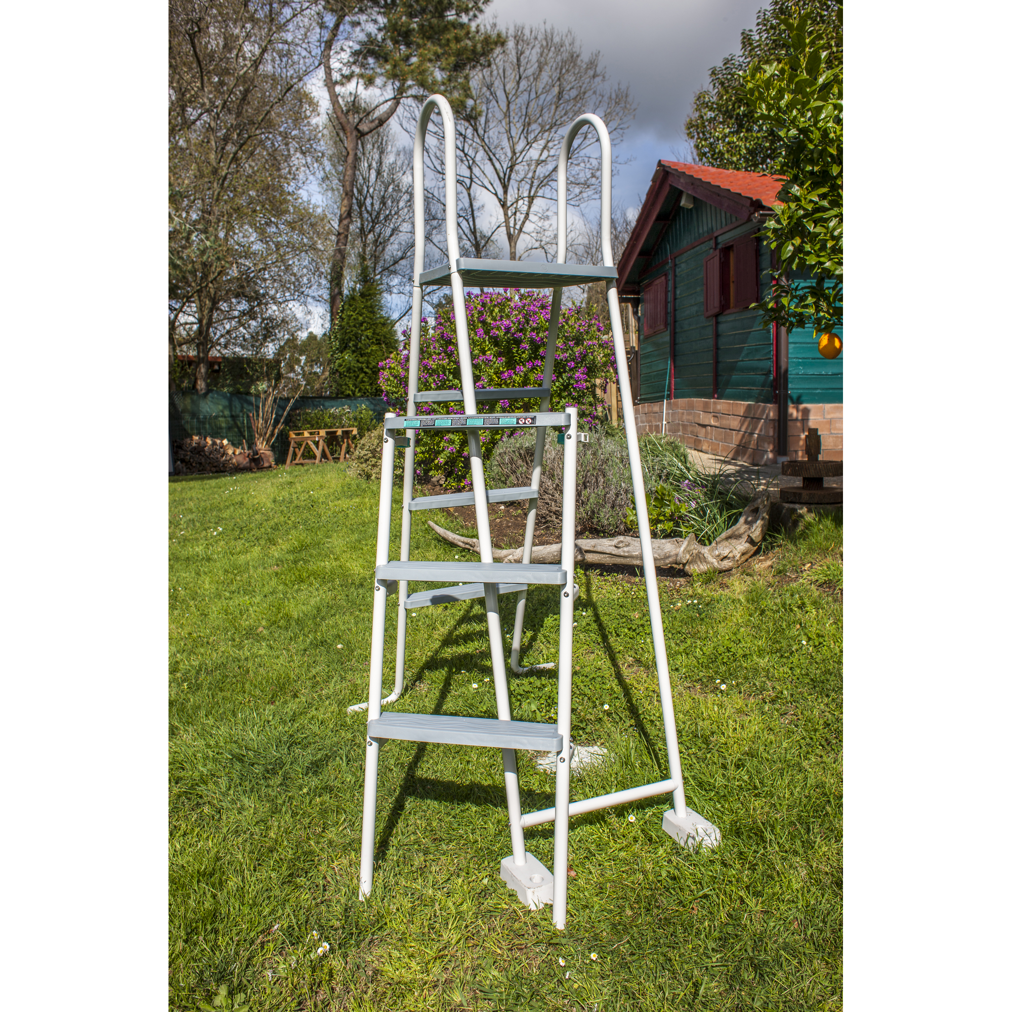 Stahlwandpool-Set 'Anthracite' Ø 460 × 132 cm