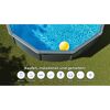 Stahlwandpool-Set 'Anthracite' Ø 460 × 132 cm