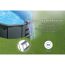 Stahlwandpool-Set 'Anthracite' Ø 460 × 132 cm