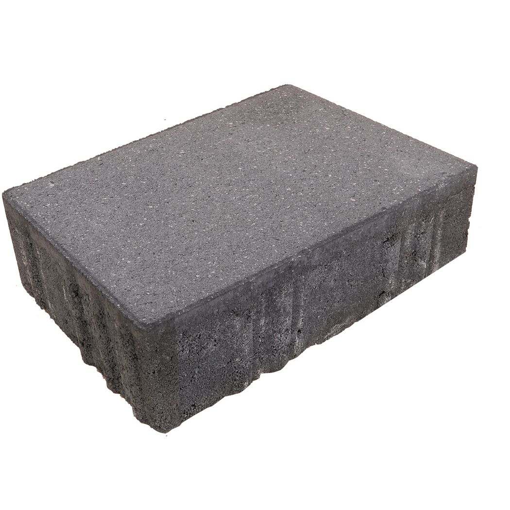 Pflasternstein 'AnsinaSlim' 12 x 18 x 5 cm anthrazit