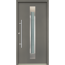 Alu-Stahlhaustür 'B17' quarzgrau links 100 x 200 cm