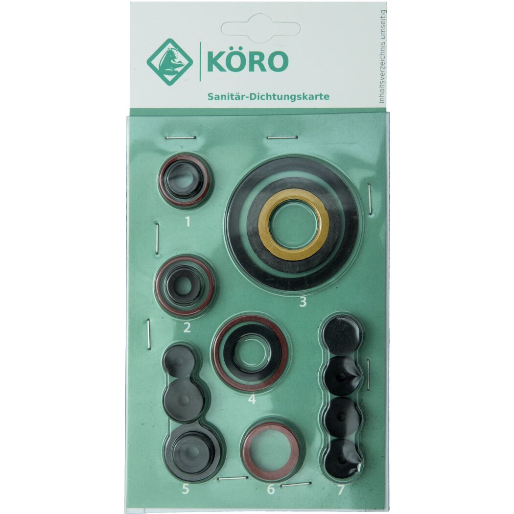 Dichtungsset O-Ring für Trinkwasser in Verpackung