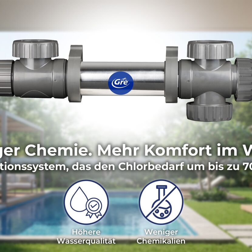 UV-Desinfektionssystem 'C-UV' für Pools bis zu 40m²